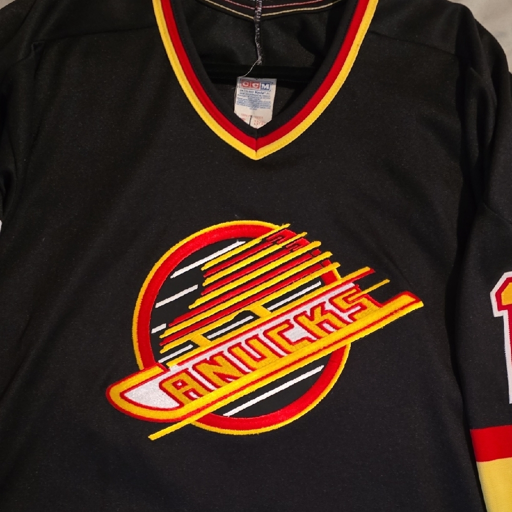 Black Flying Skate Jersey with V-neck